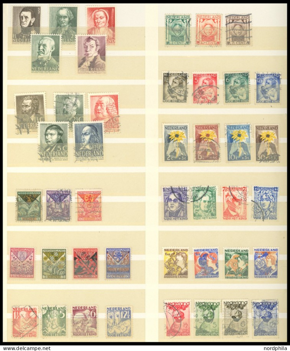 SAMMLUNGEN, LOTS O,, , Sammlung Niederlande Von Ca. 1920-68 Mit Vielen Mittleren Sätzen, Feinst/Pracht, Besichtigen! - Sammlungen