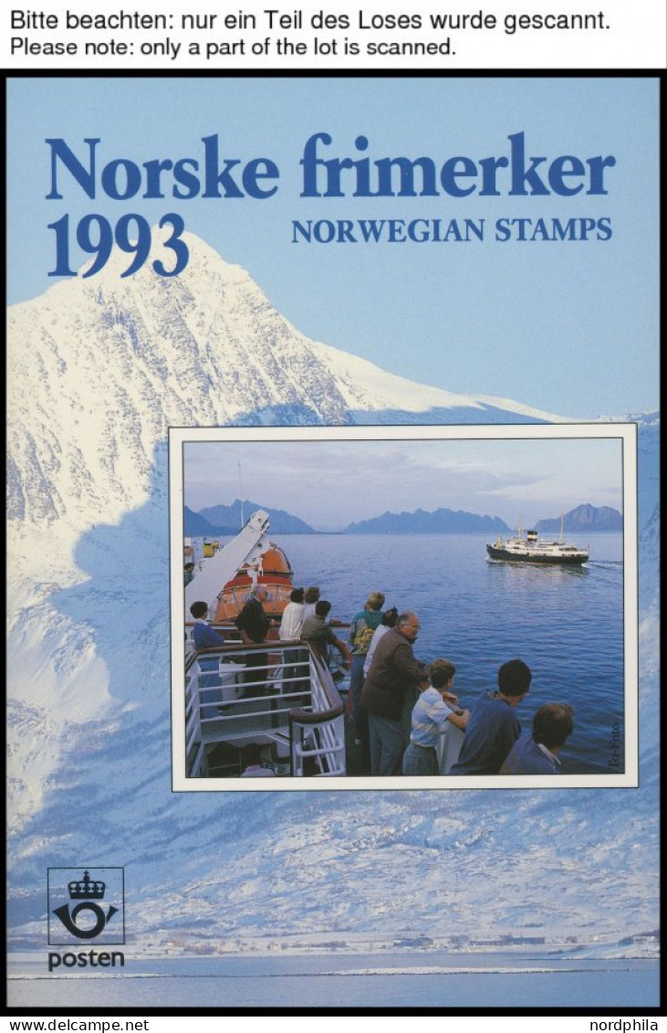 SAMMLUNGEN, LOTS , 1991-94, 4 Verschiedene Jahressets, Postfrisch, Pracht - Verzamelingen