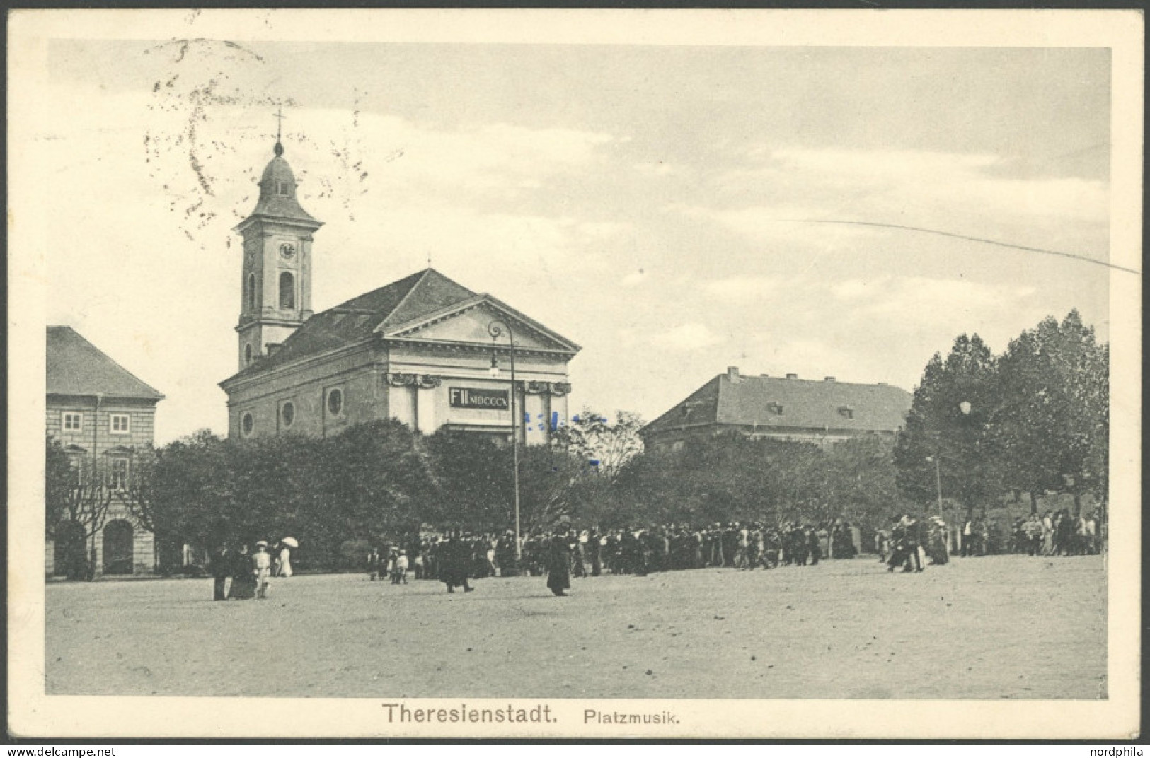 GANZSACHEN Theresienstadt: 1915, K.K. Feldpost-Ansichtskarte Mit Stempel THERESIENSTADT, Pracht - Otros & Sin Clasificación