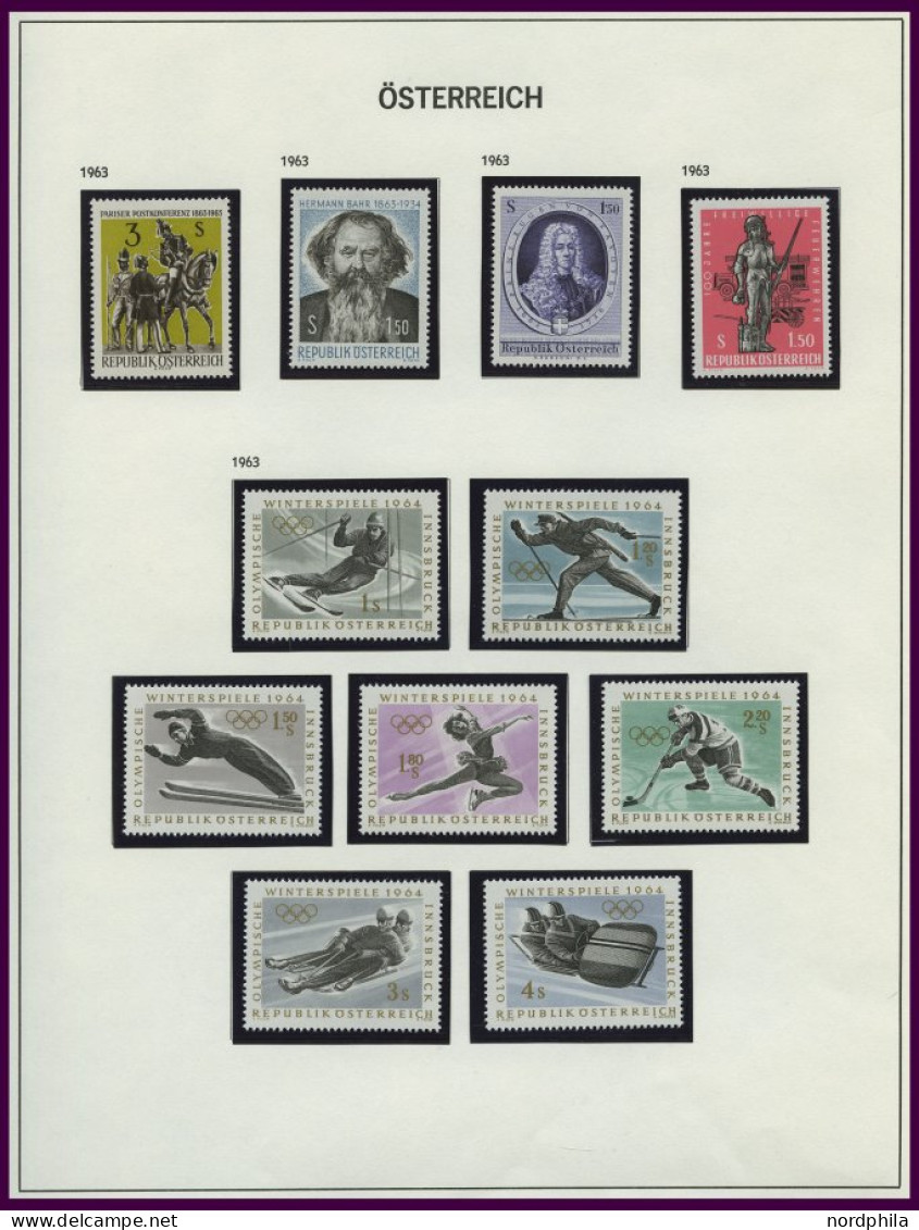 SAMMLUNGEN , Komplette Postfrische Sammlung Österreich Von 1961-83, Prachterhaltung, Mi. 390.- - Collections