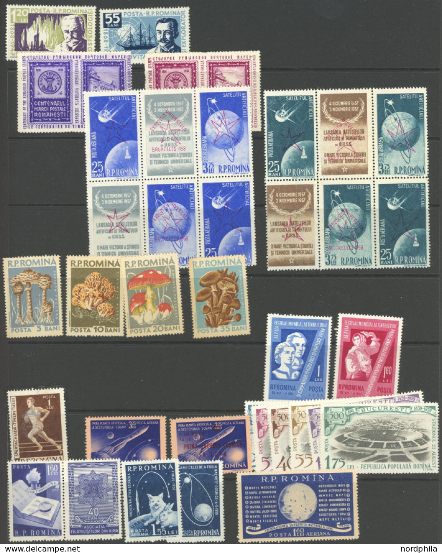 SAMMLUNGEN, LOTS Ab 1950, Partie Meist Verschiedener Ausgaben, Mit Einigen Blocks, Feinst/Pracht - Collections