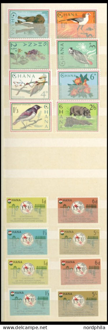 GHANA ,,o , 1928-74, Interessante Partie, Z.T. Zweifach Gesammelt (gestempelt Und Postfrisch), Mit Etwas Goldküste, Viel - Ghana (1957-...)