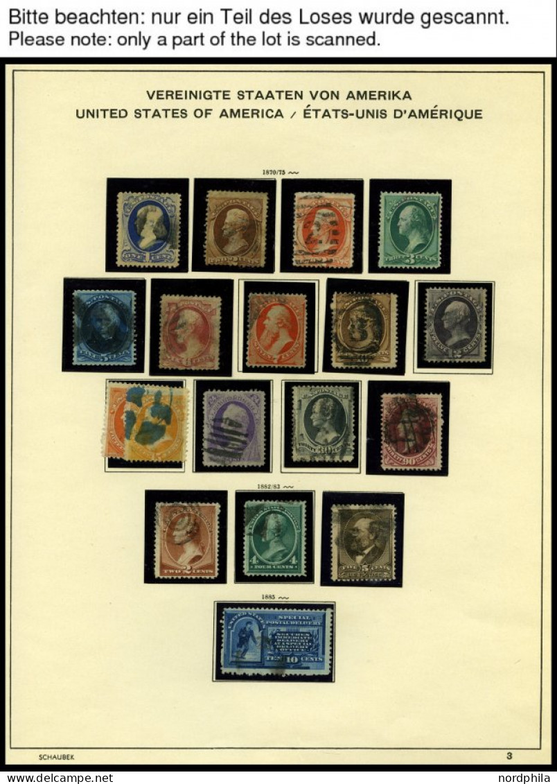 SAMMUNGEN, LOTS O,, , 1870-1993, Reichhaltige Sammlung In 2 Bänden, Anfangs Gestempelt, Ab Ca. 1930 Ungebraucht, Meist P - Collections