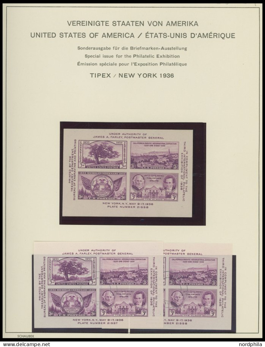 SAMMUNGEN, LOTS o,, , 1870-1993, reichhaltige Sammlung in 2 Bänden, anfangs gestempelt, ab ca. 1930 ungebraucht, meist p