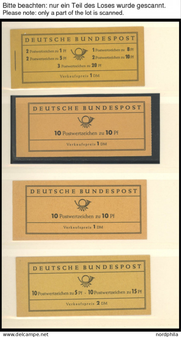 SLG., LOTS DEUTSCHLAND , Sammlung Postfrischer Markenheftchen Von Bundesrepublik Und Berlin Von 1958-2000, Insgesamt 99  - Sammlungen