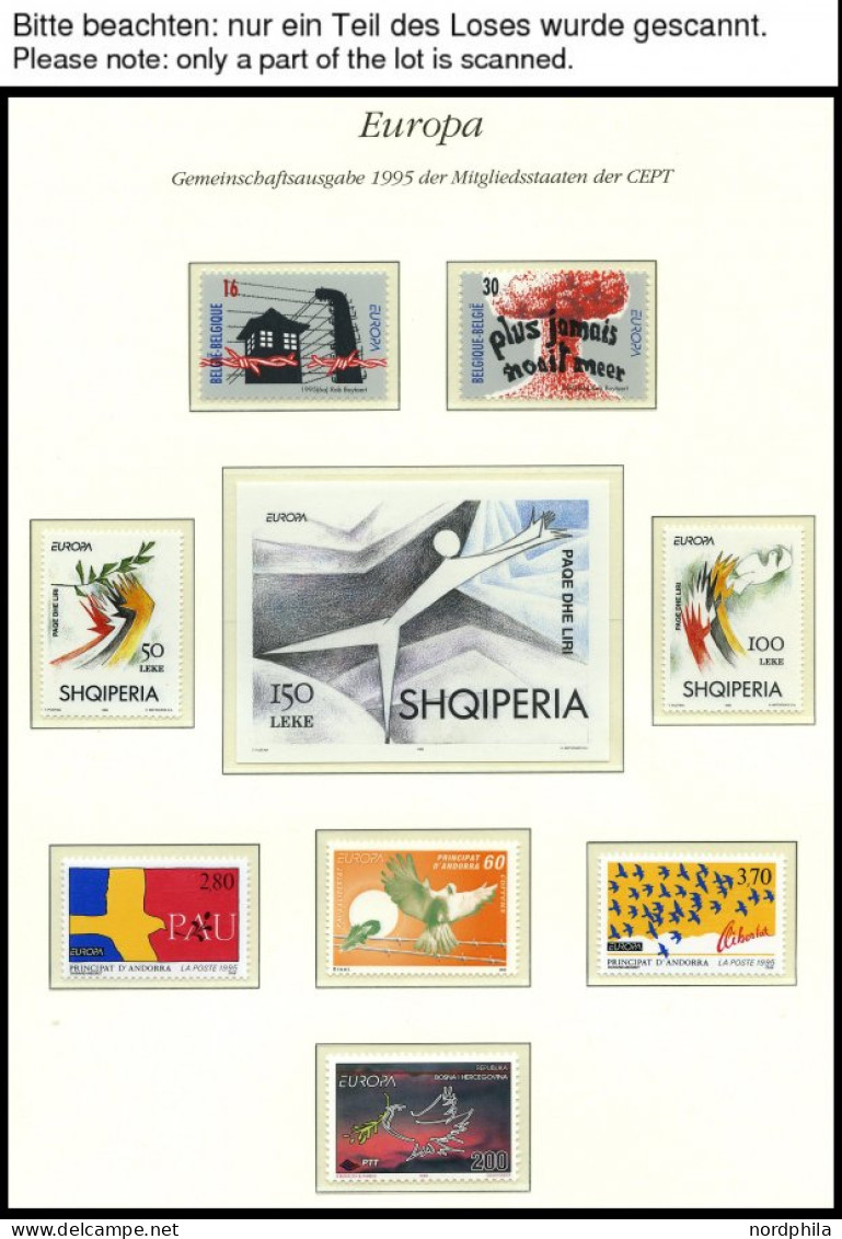 EUROPA UNION , 1995, Frieden Und Freiheit, Kompletter Jahrgang, Pracht, Mi. 222.60 - Verzamelingen