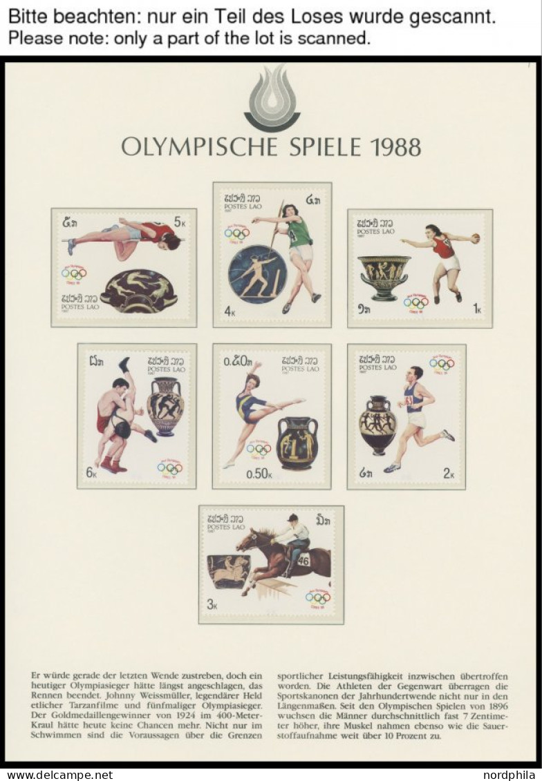 SPORT ,Brief , Olympische Spiele 1988 In 4 Borek Spezialalben Mit Goldmünze China Mint, Peking, Schwerttanz, PP, Kleinbo - Andere & Zonder Classificatie