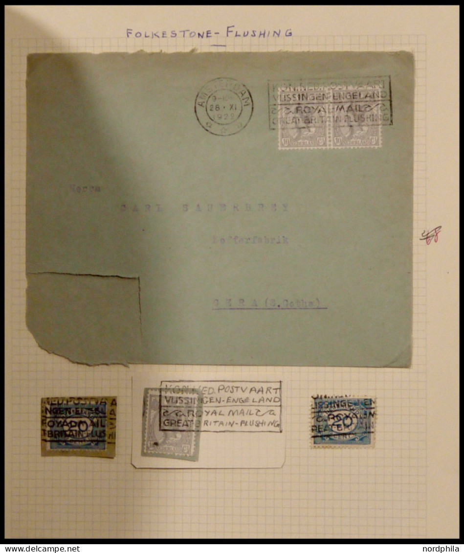 SONSTIGE MOTIVE Brief, BrfStk, O , 1901-04, KANALFÄHREN, Kleine Dokumentation Mit 6 Belegen, Marken Und Briefstücken Aus - Non Classés