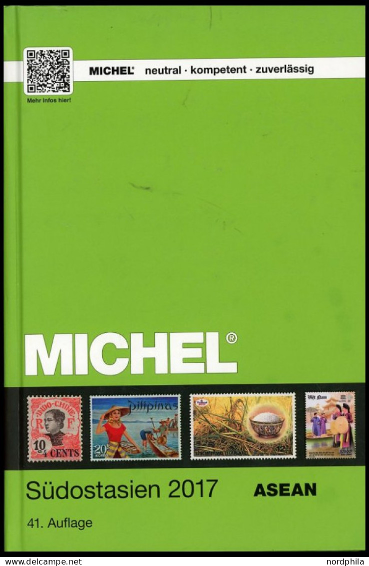 PHIL. KATALOGE Michel: Übersee Band 8, Südostasien 2017, Teil 2, Alter Verkaufspreis: EUR 84.- - Philatélie Et Histoire Postale