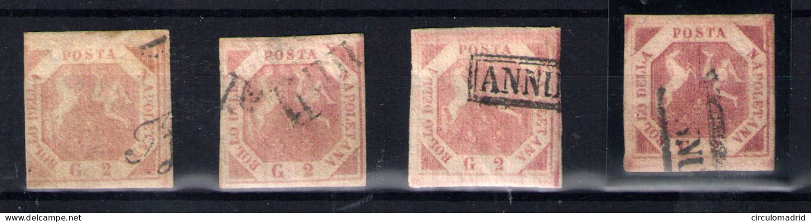Italia (Dos Sicilias)  Nº 3 Y 3b . Año 1858 - Sicilia