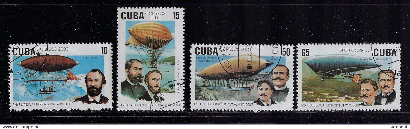 CUBA 2000 SCOTT 4079-4082 CANCELLED - Usados