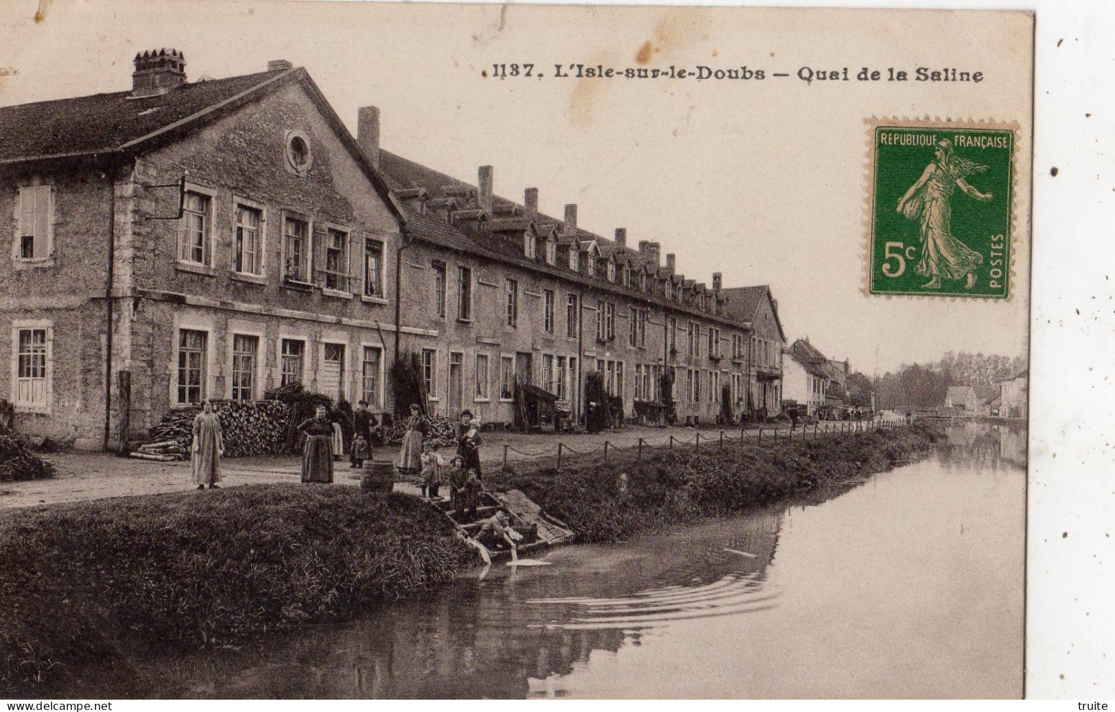 L'ISLE-SUR-LE-DOUBS QUAI DE LA SEINE ( LAVANDIERES ) - Isle Sur Le Doubs