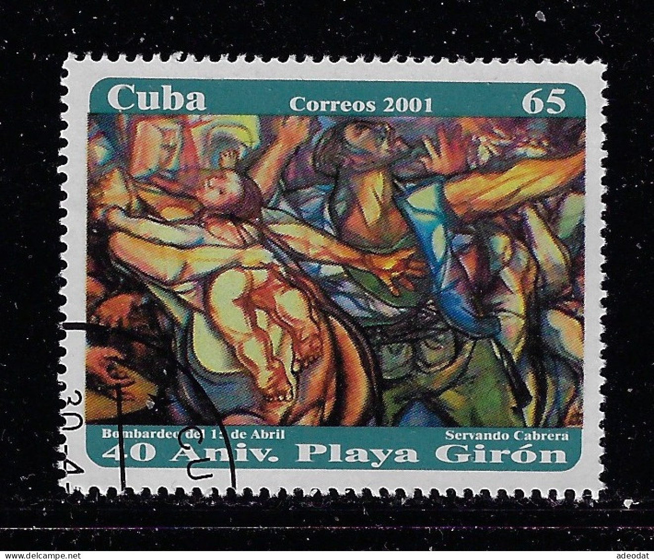 CUBA 2001 SCOTT 4137 CANCELLED - Gebruikt