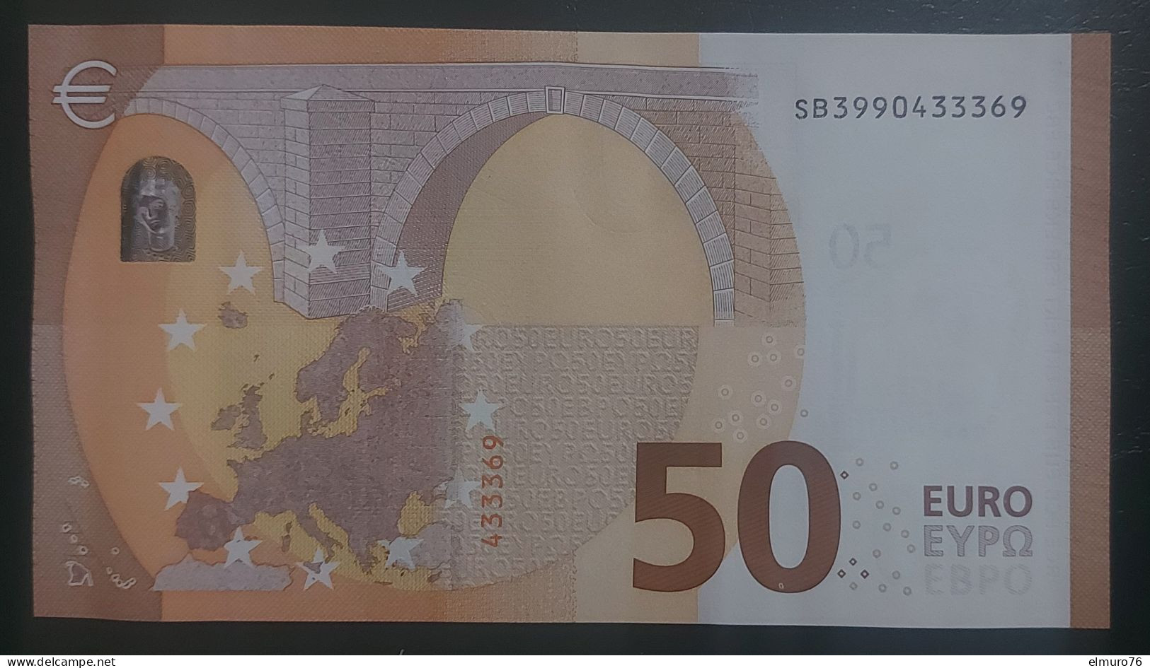 50 EURO S048C4 Italy Lagarde Charge 99 Serie SB Perfect UNC - 50 Euro