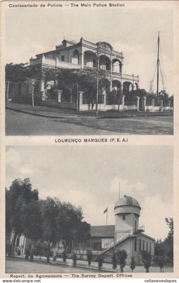 Portugal, Lourenço Marques, Postal Do Comissariado Da Policia - Lourenco Marques