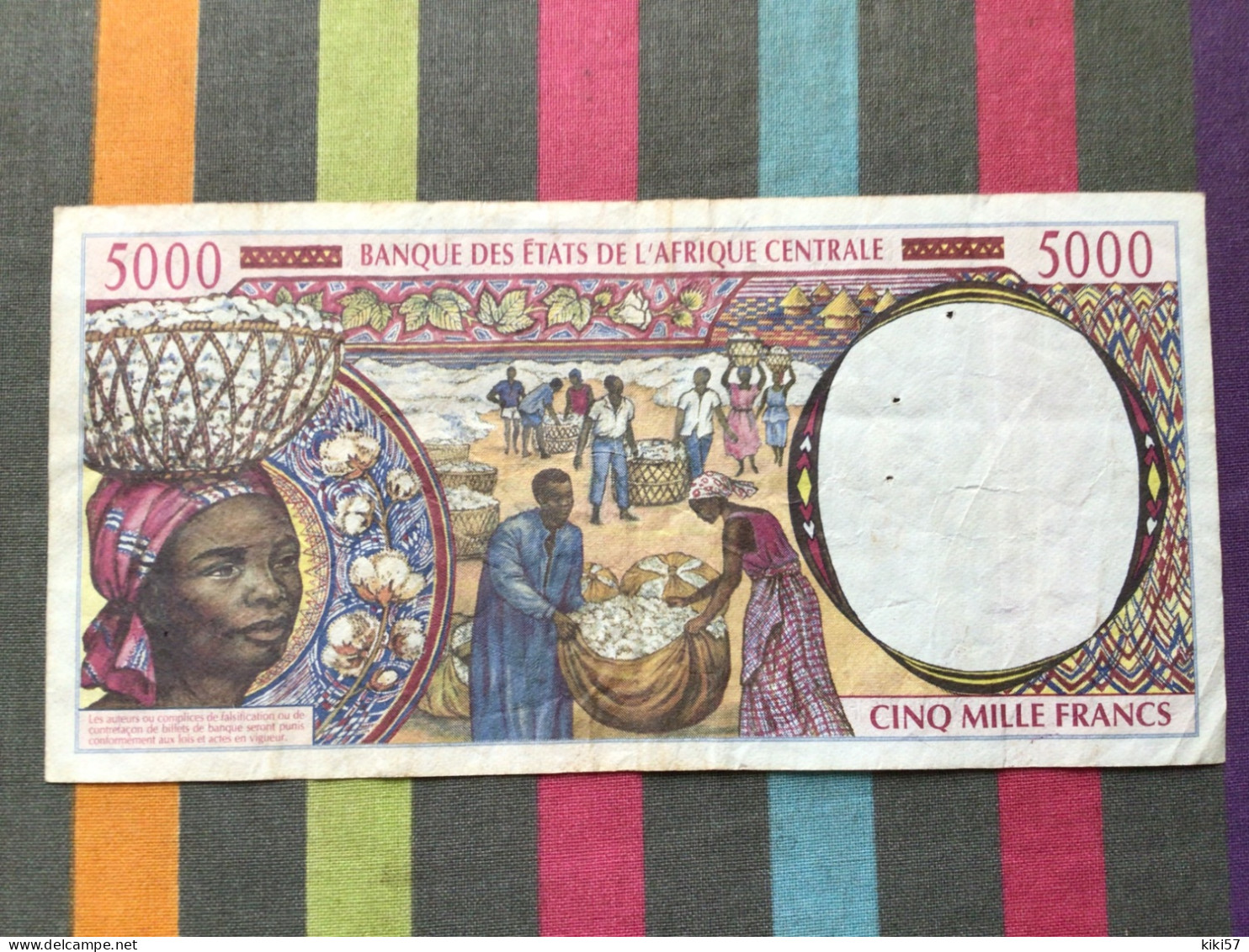 AFRIQUE CENTRALE Billet De 5000 Francs - États D'Afrique Centrale