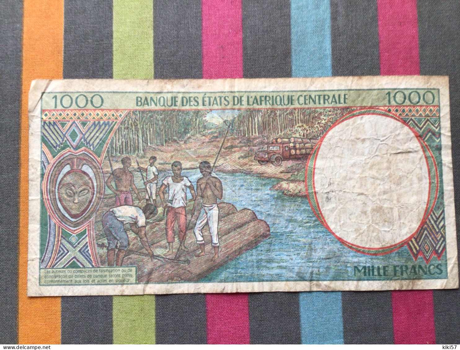 AFRIQUE CENTRALE Billet De 1000 Francs - États D'Afrique Centrale