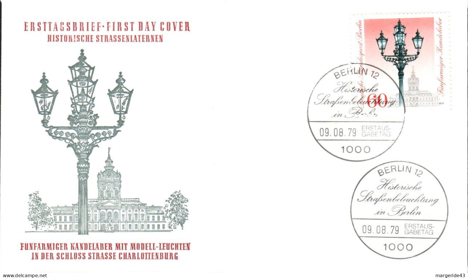 BERLIN FDC 1979 REVERBERE - 1971-1980