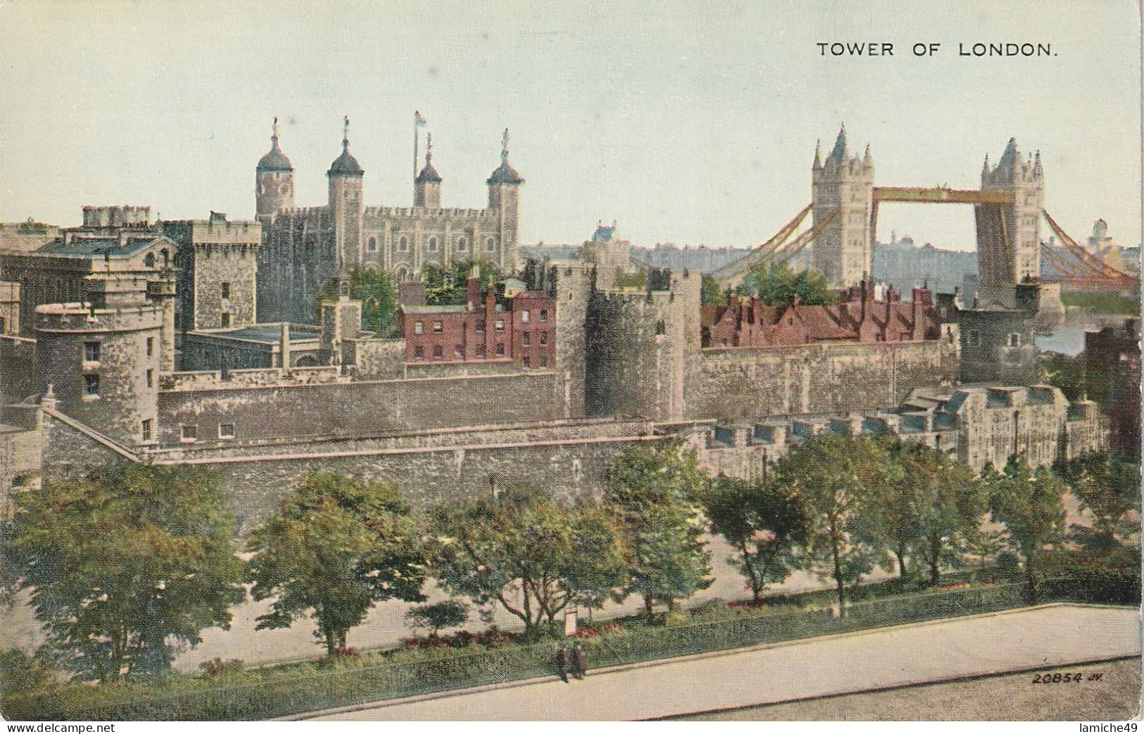 3 CPA LONDON Lambeth Bridge And Houses Of Parliament - Tower -  Victoria Memorial And Buckingham Palace (Pont Lambeth Et - Tower Of London