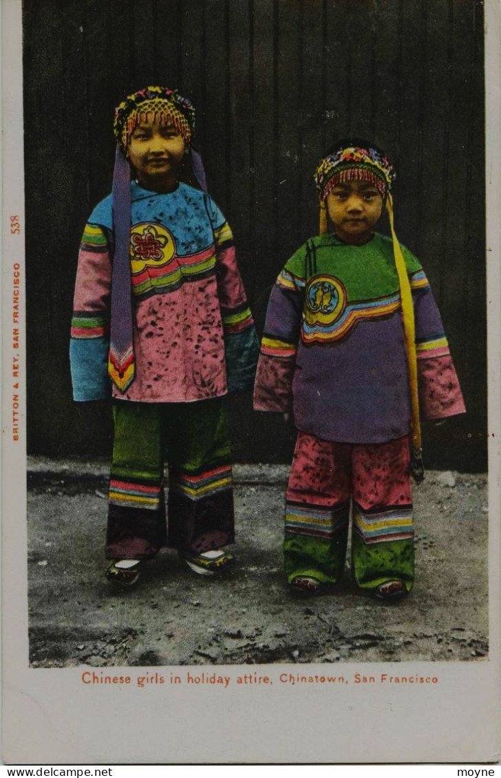 11003  U.S.A - CHINE    Girls In Holiday Attire   , Chinatown  , San Francisco  En  1904 - San Francisco