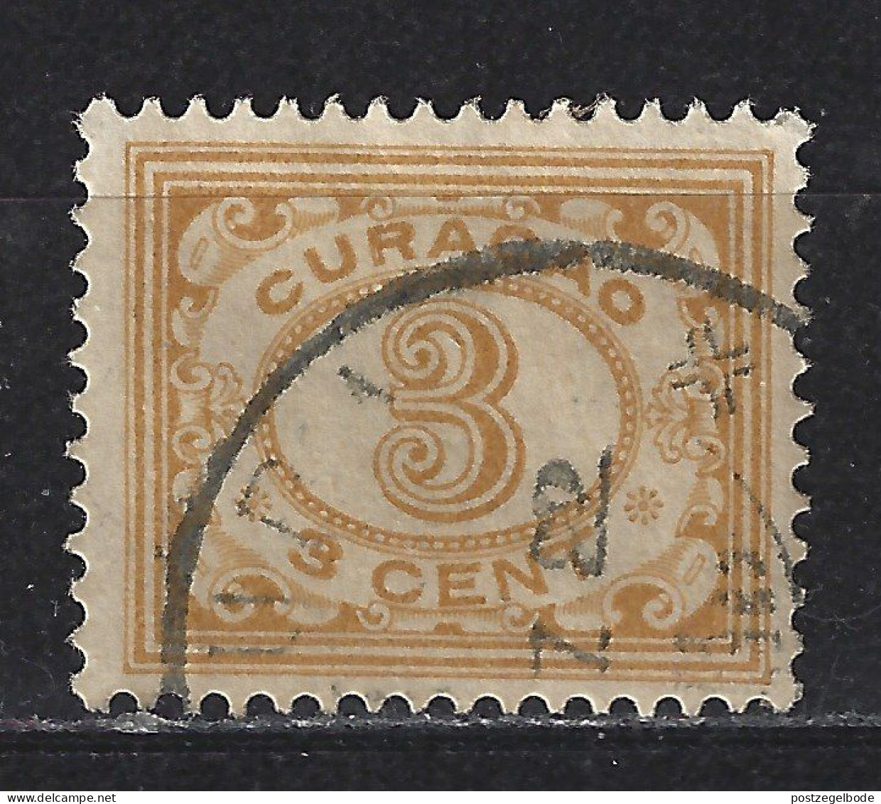 Nederlandse Antillen Curacao 49 Used ; Cijfer Cipher Cifra Cifre 1915 ; LOOK NOW FOR VERY FINE MLH COLLECTION CURACAO - Curaçao, Nederlandse Antillen, Aruba