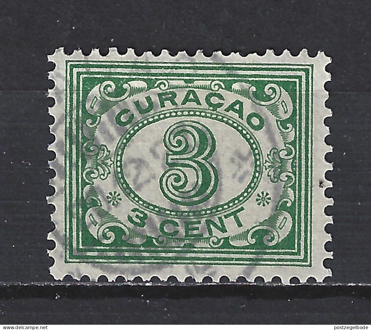 Nederlandse Antillen Curacao 50 Used ; Cijfer Cipher Cifra Cifre 1915 ; LOOK NOW FOR VERY FINE MLH COLLECTION CURACAO - Curaçao, Nederlandse Antillen, Aruba