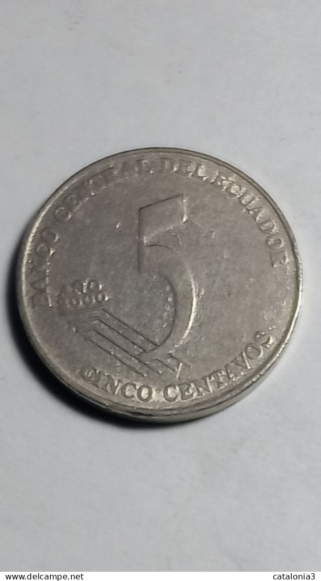 ECUADOR - 5 CENTAVOS 2000 KM105 - Equateur