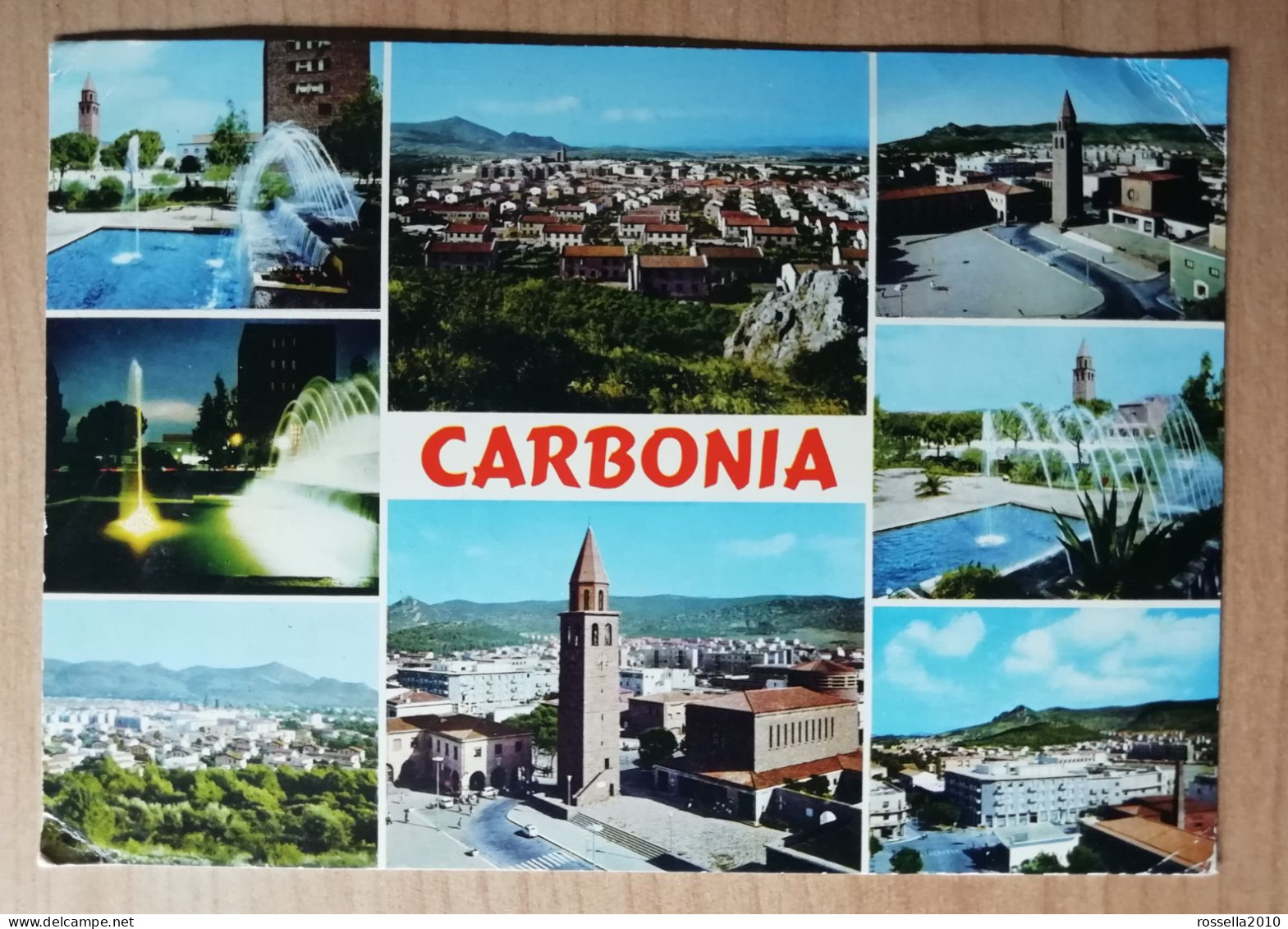 CARTOLINA 1971 ITALIA CARBONIA VEDUTINE Italy Postcard Italien Ansichtskarten - Carbonia
