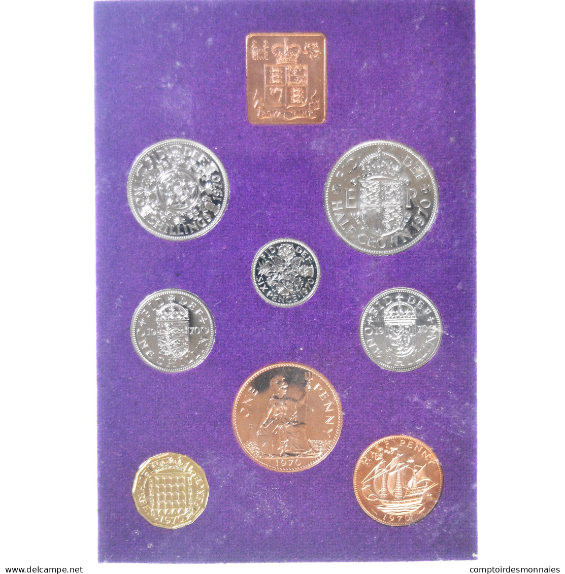 Monnaie, Grande-Bretagne, Elizabeth II, Proof Set, 1970, British Royal Mint, FDC - Mint Sets & Proof Sets