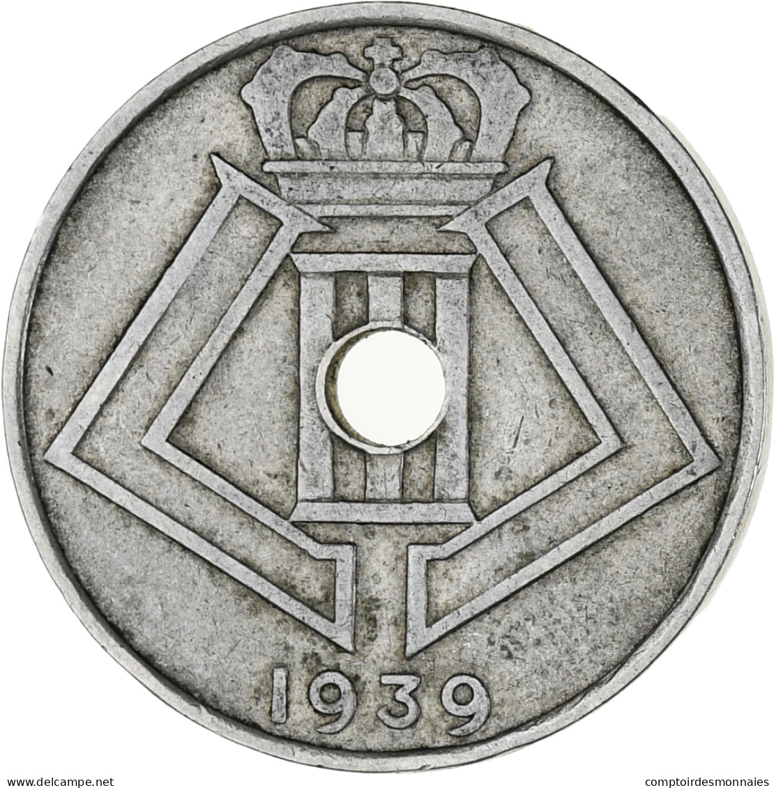 Monnaie, Belgique, 25 Centimes, 1939, TTB, Nickel-Cuivre, KM:114.1 - 25 Cent