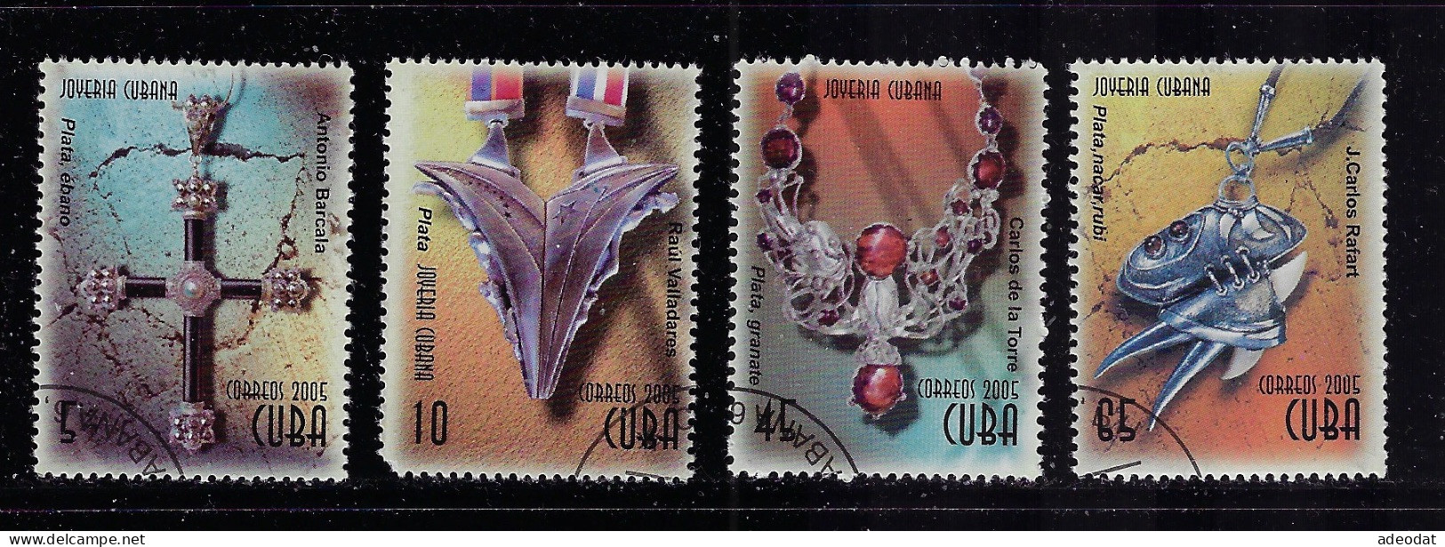 CUBA 2005 SCOTT 4544-4547 CANCELLED - Gebraucht