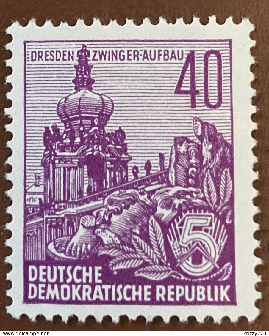 Germany DDR 1957 5yr Plan 40 Pfg - Used - Gebraucht