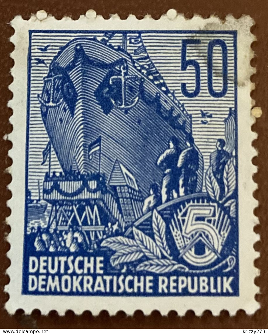 Germany DDR 1957 5yr Plan 50 Pfg - Used - Gebraucht