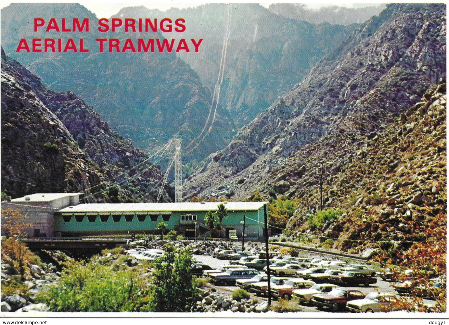 TRAMWAY VALLEY STATION, PALM SPRINGS, CALIFORNIA, UNITED STATES. UNUSED POSTCARD   Wt9 - Palm Springs