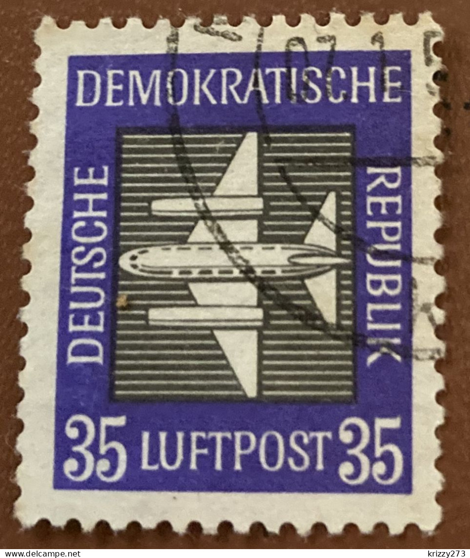 Germany DDR 1957 Airmail 35 Pfg - Used - Gebraucht