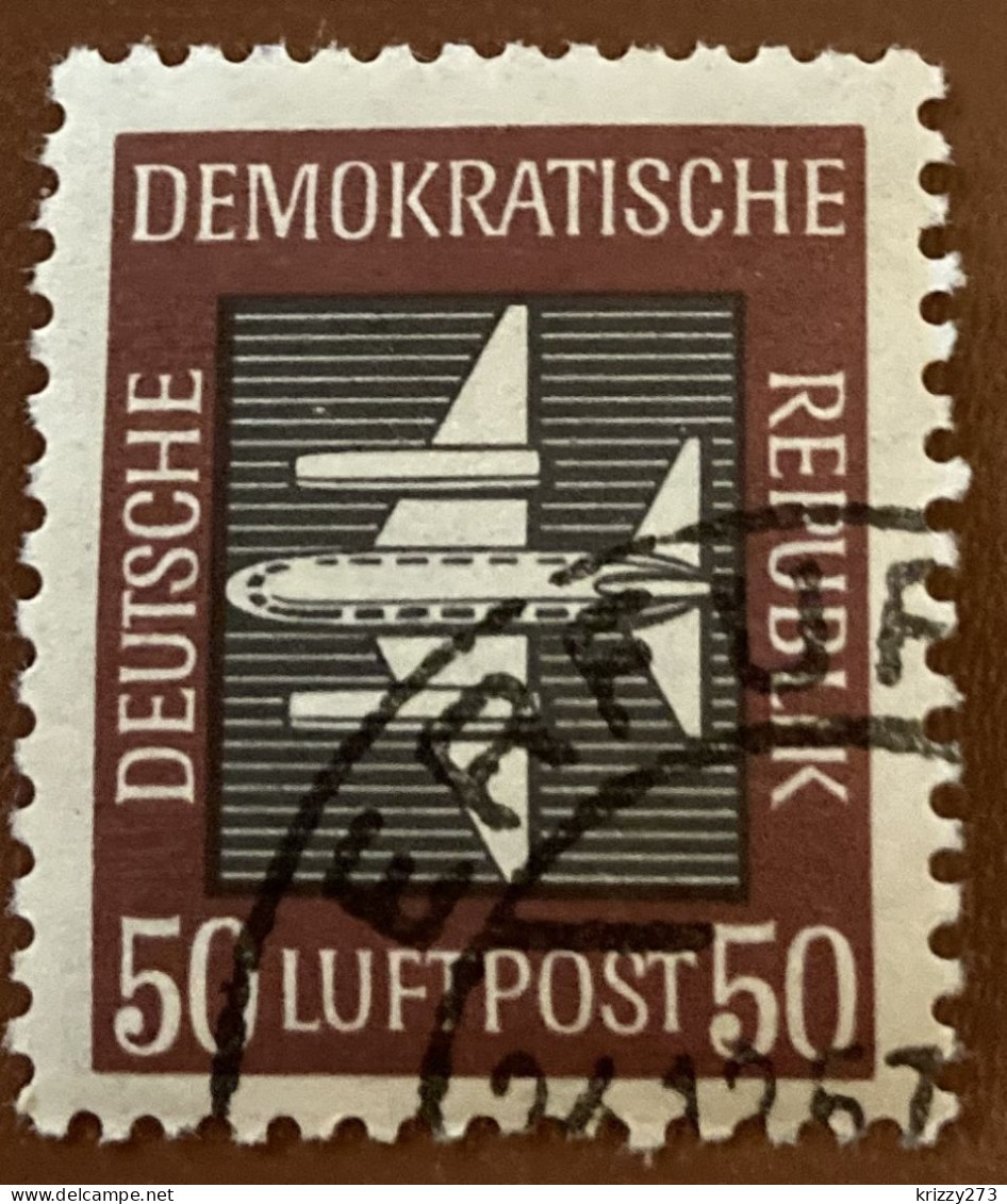 Germany DDR 1957 Airmail 50 Pfg - Used - Gebraucht