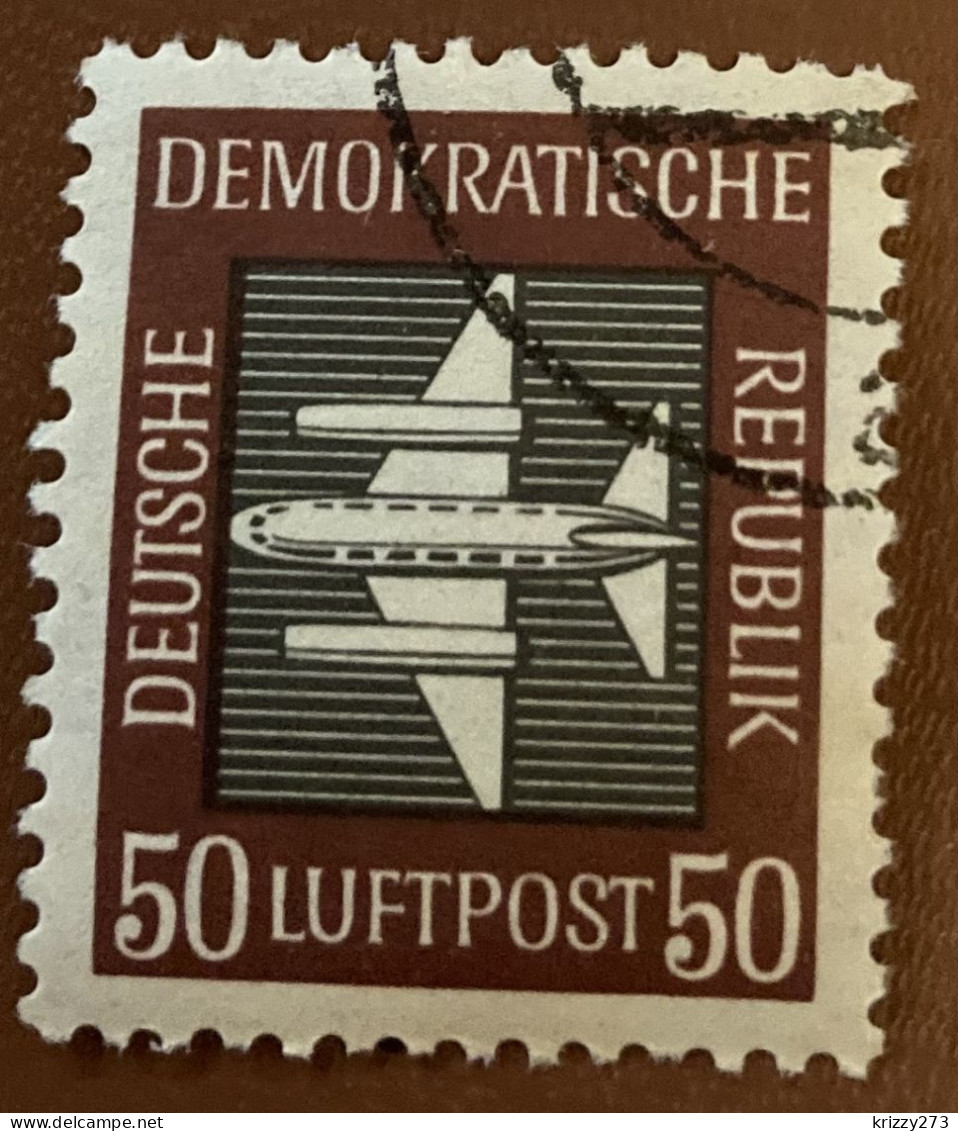 Germany DDR 1957 Airmail 50 Pfg - Used - Gebraucht