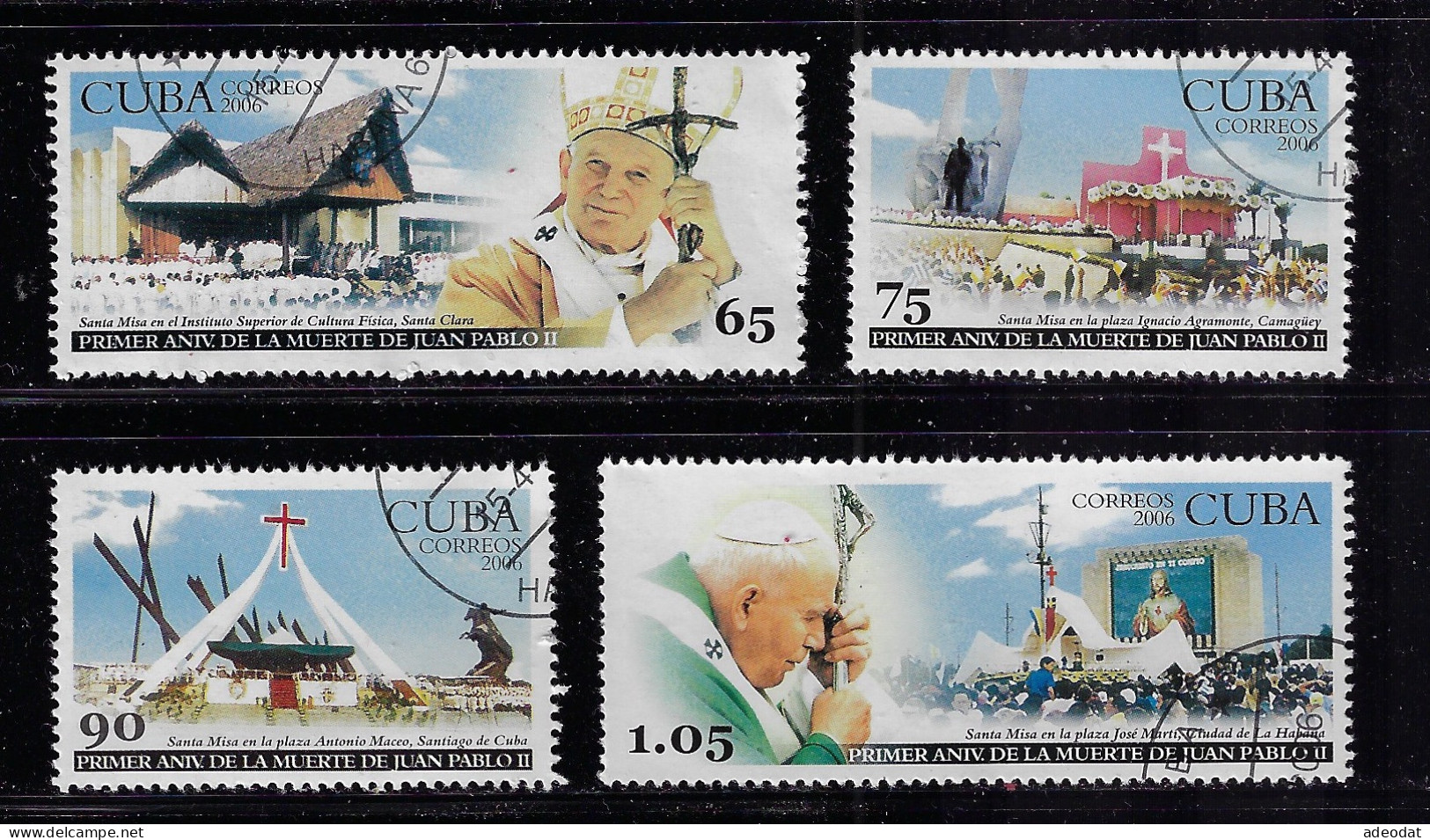 CUBA 2006 SCOTT 4565-4568 CANCELLED - Used Stamps