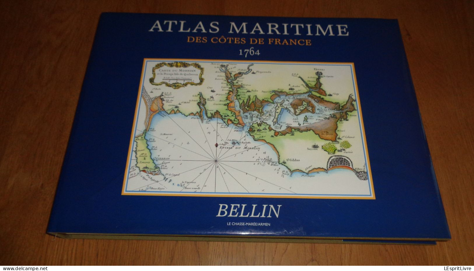 ATLAS MARITIME DES CÔTES DE FRANCE 1764 Bellin Régionalisme Port Marine Ville Navigation Fort Cartographie Carte - Sin Clasificación