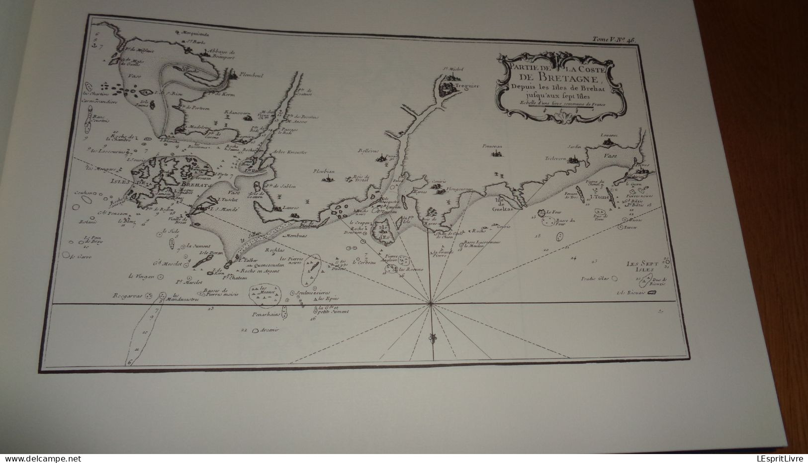 ATLAS MARITIME DES CÔTES DE FRANCE 1764 Bellin Régionalisme Port Marine Ville Navigation Fort Cartographie Carte