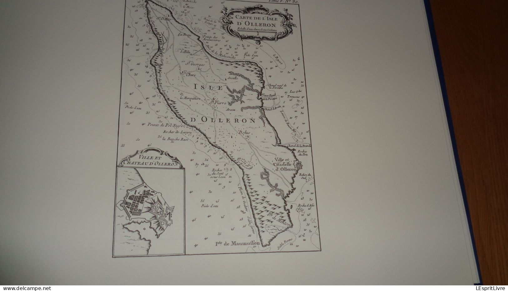 ATLAS MARITIME DES CÔTES DE FRANCE 1764 Bellin Régionalisme Port Marine Ville Navigation Fort Cartographie Carte