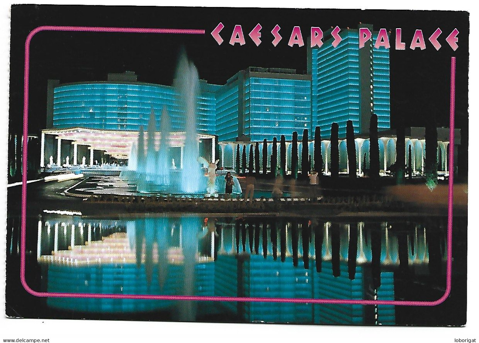 A GORGEOUS REFLECTION OF CAESARS PALACE.-  LAS VEGAS - NEVADA.-  ( USA ) - Las Vegas