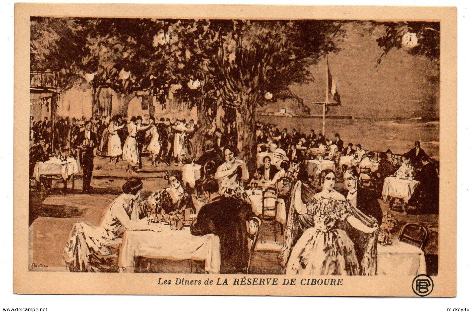 CIBOURE-- Restaurant " LA RESERVE "--Les Diners De La Réserve De Ciboure (très Animée) - Ciboure