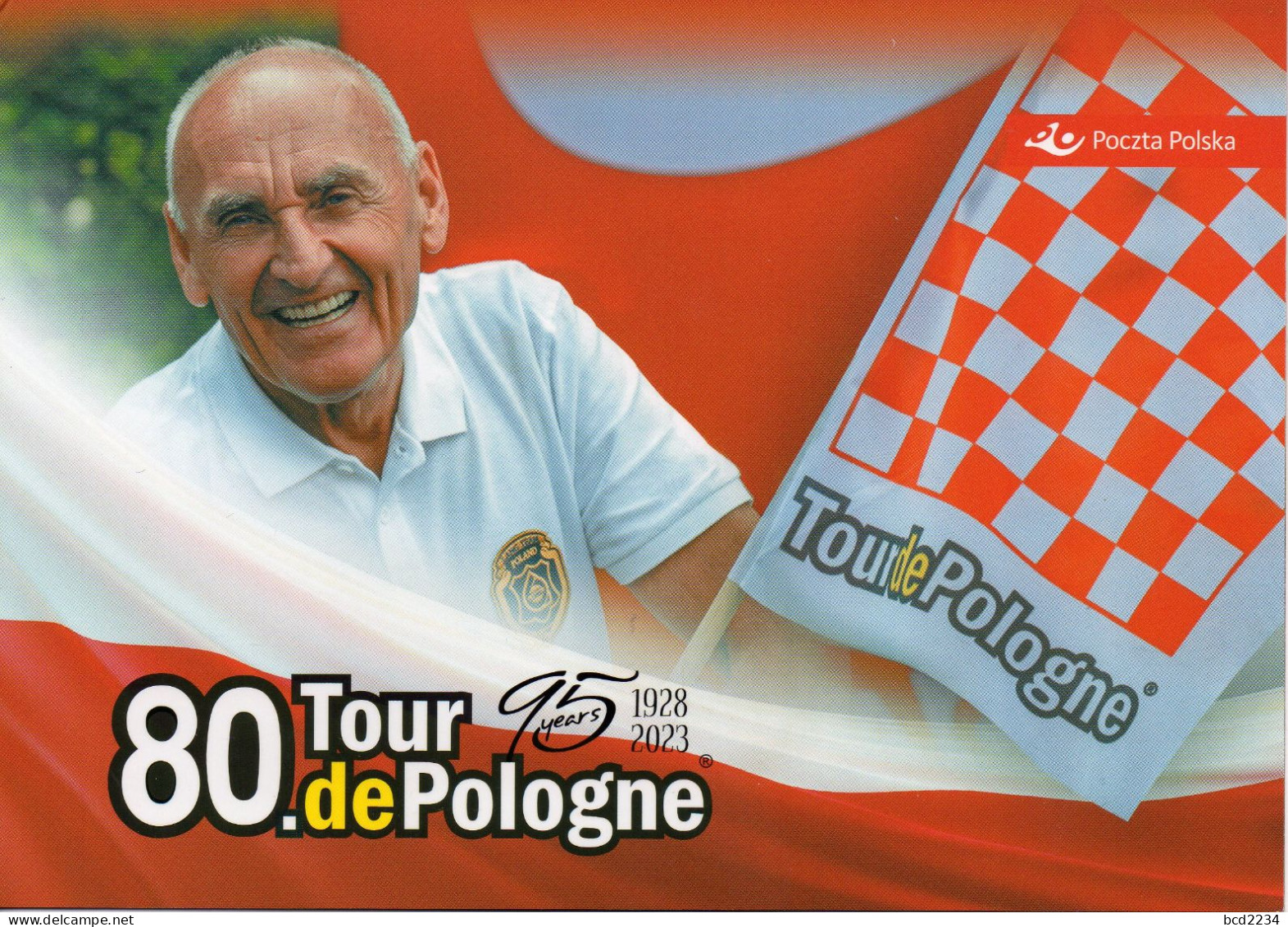 POLAND 2023 POLISH POST OFFICE LIMITED EDITION FOLDER: 80TH TOUR DE POLOGNE & 95 YEARS 1928-2023 CYCLING RACE BIKES - Brieven En Documenten