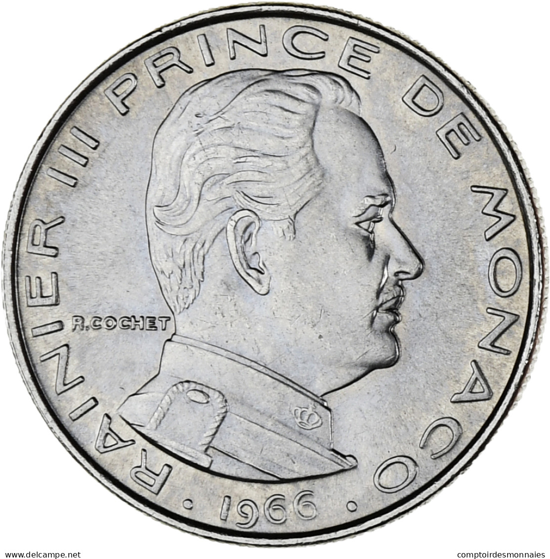 Monnaie, Monaco, Rainier III, Franc, 1966, SPL, Nickel, Gadoury:MC 150, KM:140 - 1960-2001 Nouveaux Francs