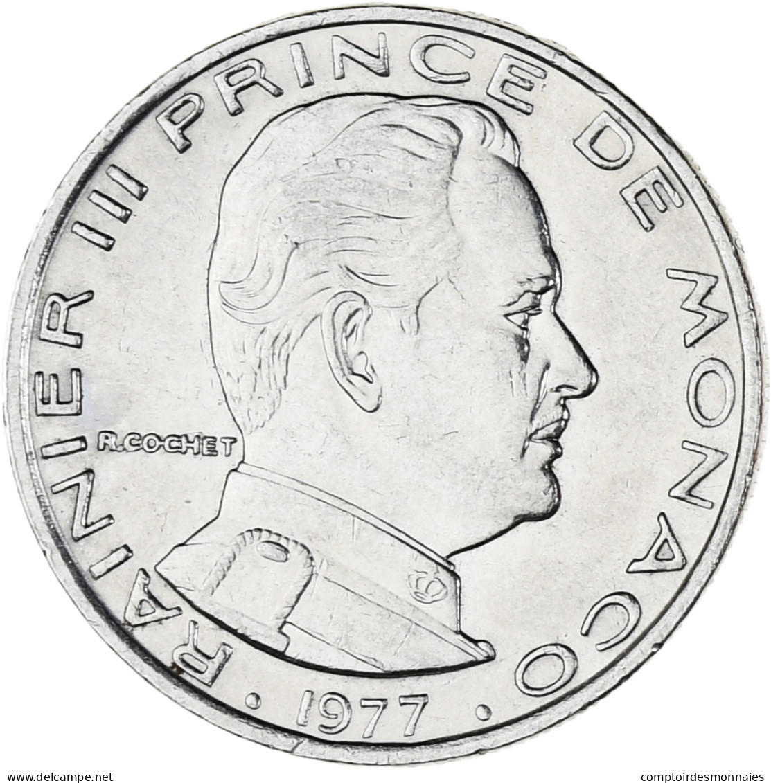 Monnaie, Monaco, Rainier III, Franc, 1977, SUP, Nickel, Gadoury:MC 150, KM:140 - 1960-2001 Nouveaux Francs