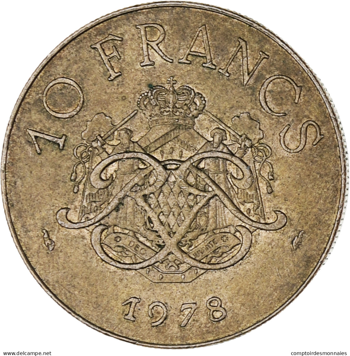 Monnaie, Monaco, Rainier III, 10 Francs, 1978, SUP, Cupronickel Aluminium - 1960-2001 Nouveaux Francs