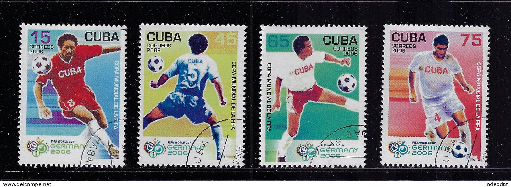 CUBA 2006 SCOTT 4596A-D CANCELLED - Used Stamps