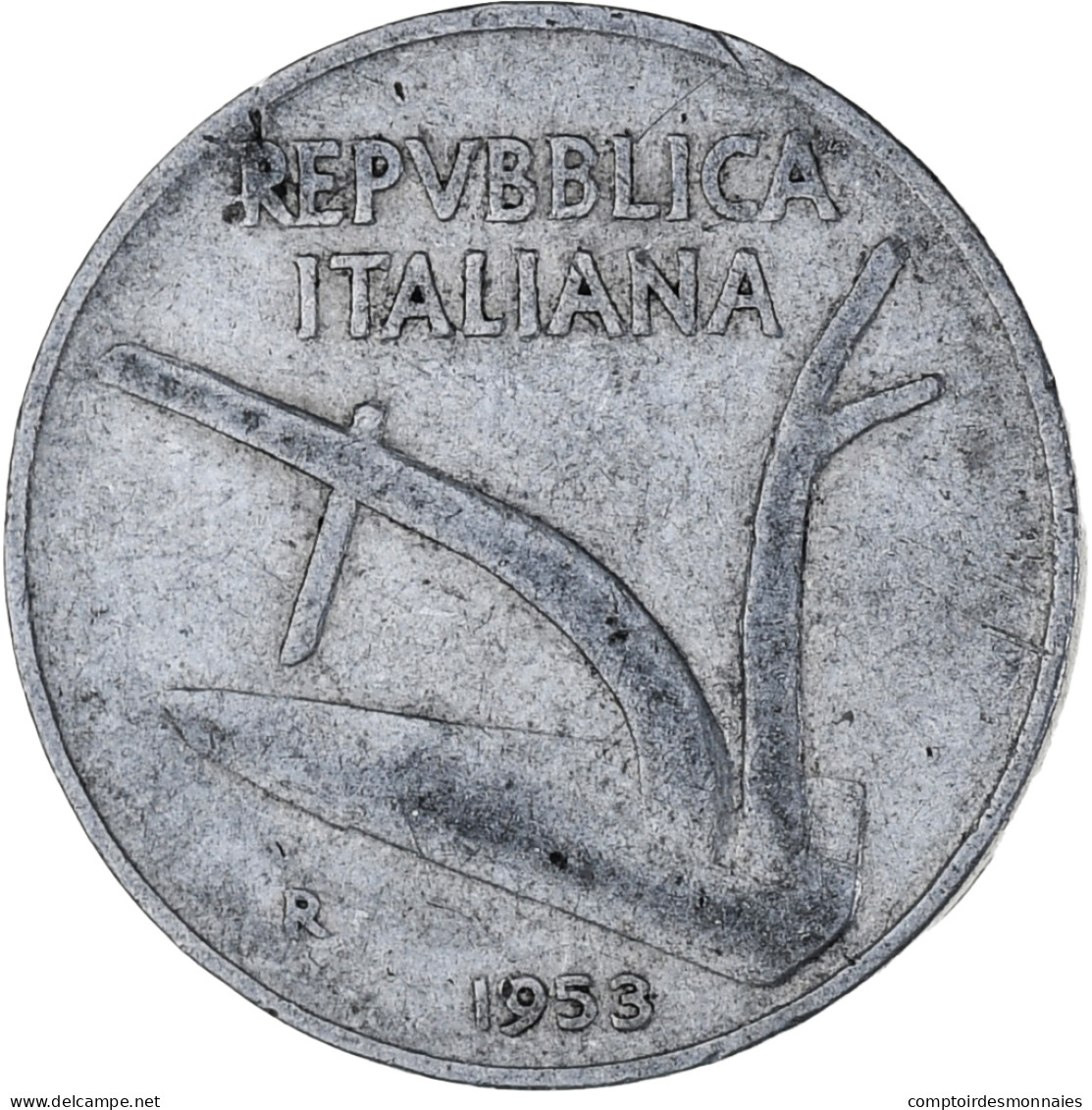 Monnaie, Italie, 10 Lire, 1953, Rome, TTB, Aluminium, KM:93 - 10 Lire