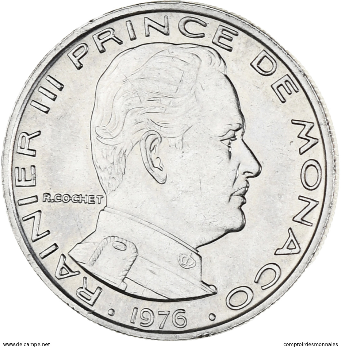 Monnaie, Monaco, Rainier III, Franc, 1976, SPL, Nickel, Gadoury:MC 150, KM:140 - 1960-2001 Nouveaux Francs